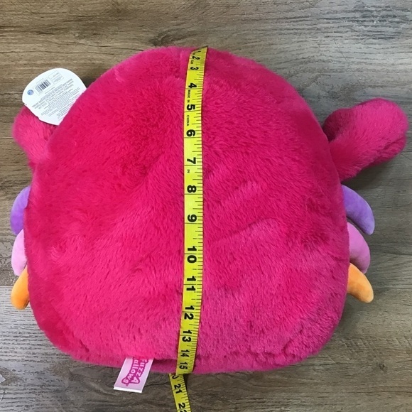 New Squishmallows Cyra Crab 12” Fuzzamallow Walmart Exclusive PinkMul… - Picture 8 of 8